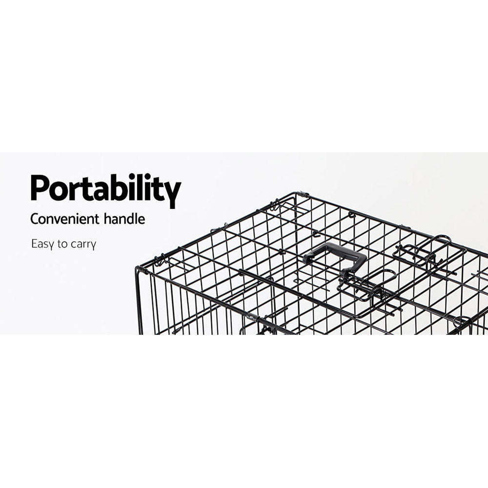 NNEDSZ 42inch Pet Cage - Black