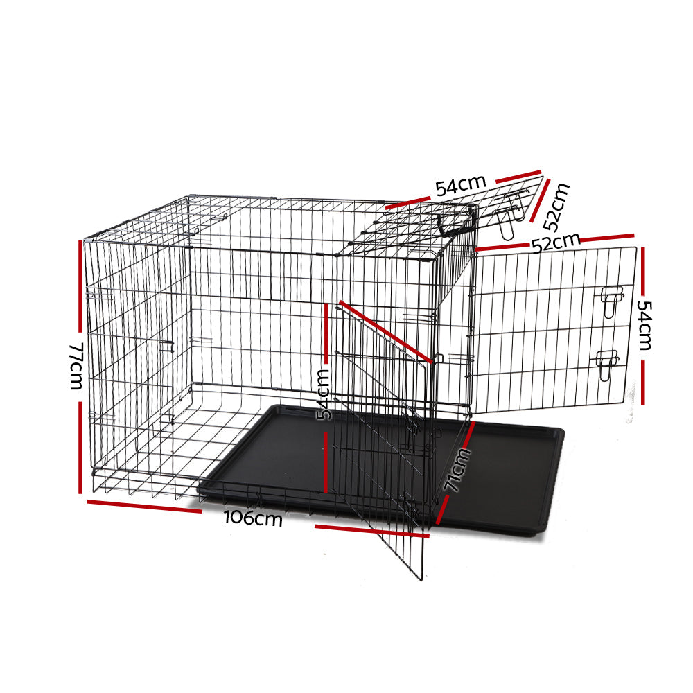 NNEDSZ 42inch Pet Cage - Black