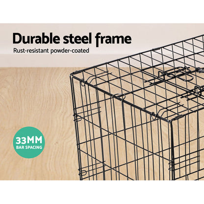 NNEDSZ 42inch Pet Cage - Black