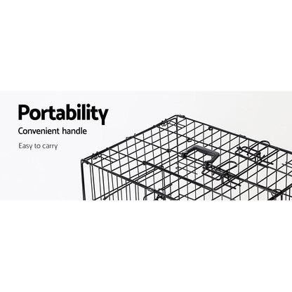 NNEDSZ 42inch Pet Cage - Black
