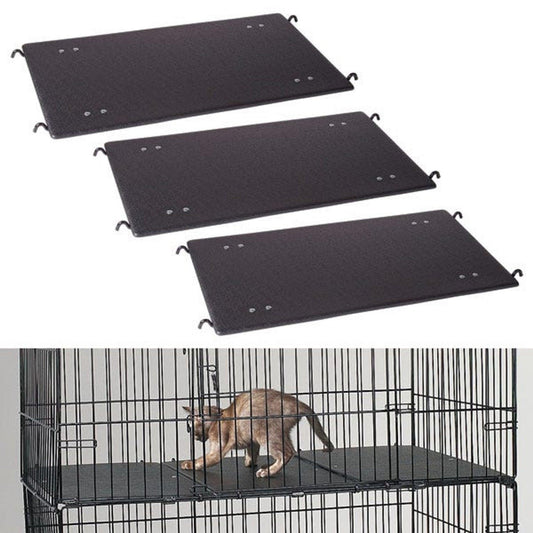 Deluxe 3-Piece Cat Cage Platform Set by PS Cat Cage