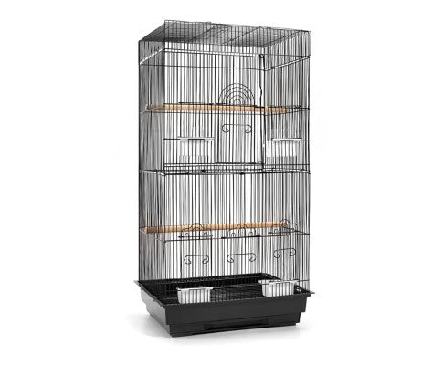 Pet Bird Cage Black Medium