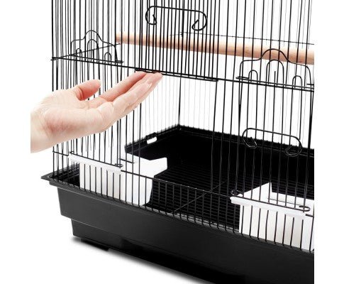Pet Bird Cage Black Medium